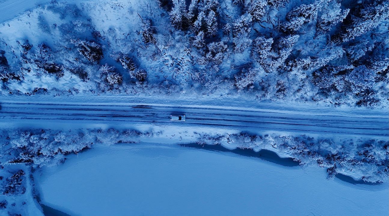 Transport Birds Eye View Winter